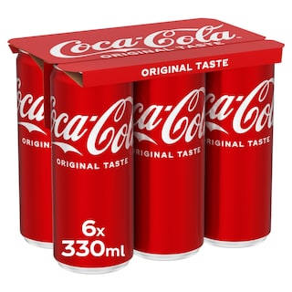 COCA COLA | Αναψυκτικό Cola Κουτί 6x330ml
