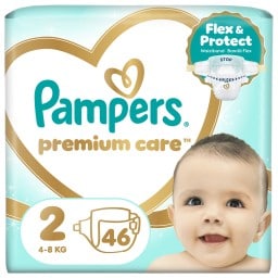 PAMPERS | Πάνες Μωρού Premium Care Νο2 46 Τεμάχια