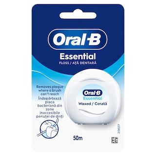 ORAL B | Οδοντικό Νήμα Essential Floss Κηρωμένο 1 Τεμάχιο