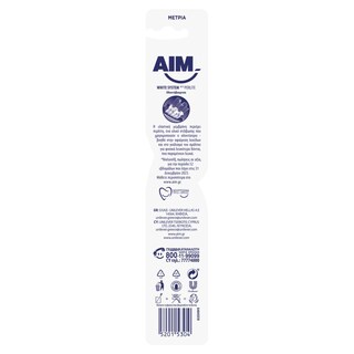 AIM | WHITE SYSTEM | Οδοντόβουρτσα White System Μέτρια 1 Τεμάχιο
