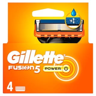 GILLETTE | FUSION POWER | Ανταλλακτικά Ξυριστικής Μηχανής 4 Τεμάχια