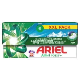 ARIEL | Kάψουλες Πλυντηρίου Ρούχων Allin1 Pods Alpine 26 Τεμάχια