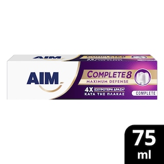 AIM | Οδοντόκρεμα Complete 8 Maximum Defense 75ml