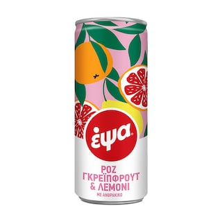 ΕΨΑ | Αναψυκτικό Pink Grapefruit Λεμόνι Κουτί 330ml