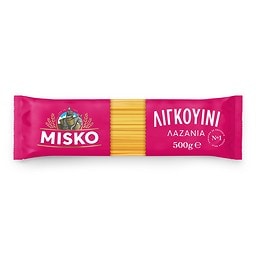 MISKO | Μακαρόνια Λιγκουίνι Λαζάνια 500g