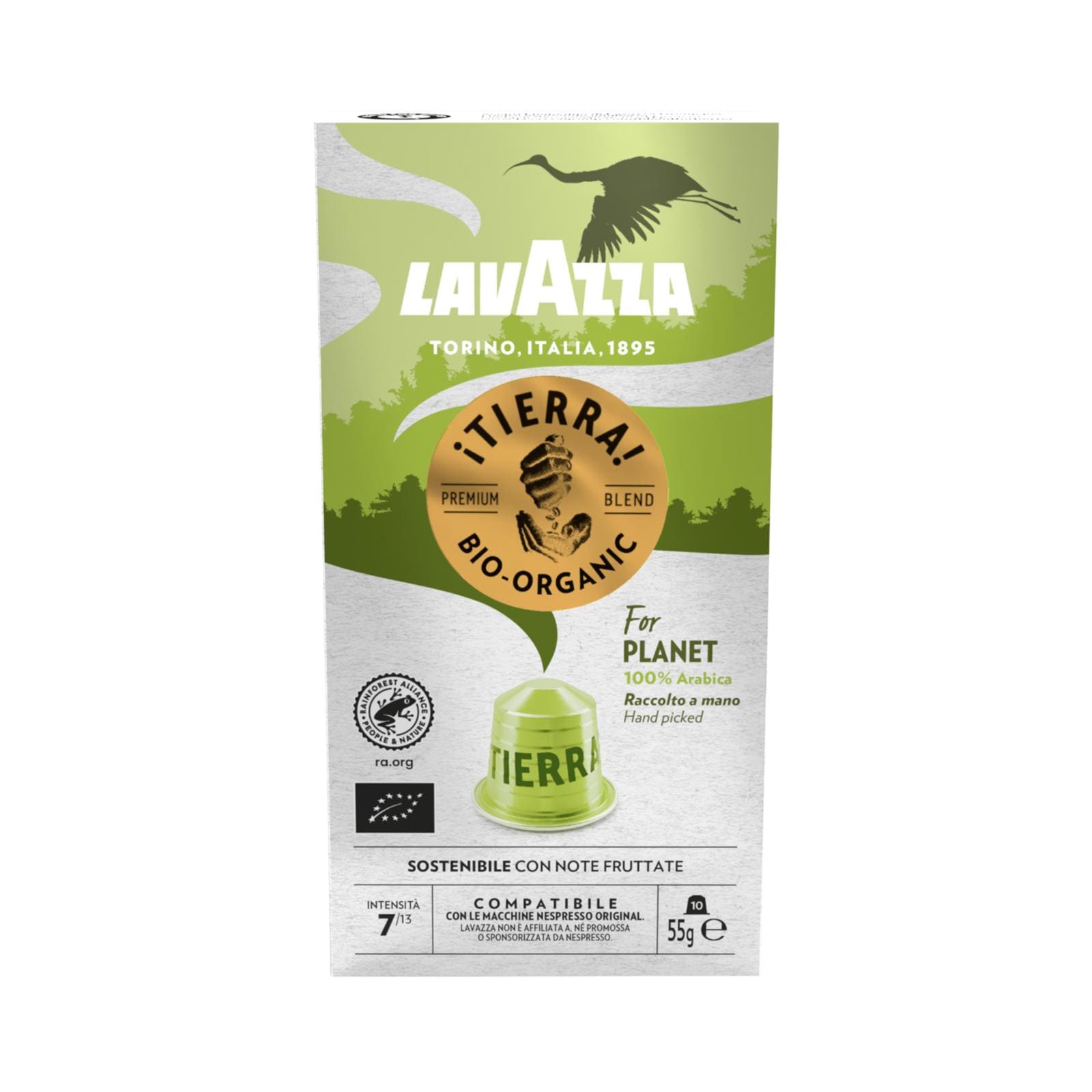 LAVAZZA Κάψουλες Καφέ Espresso Tierra Bio 10x5.5g