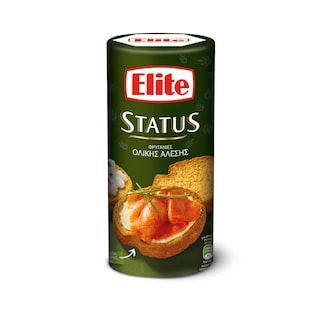 ELITE Φρυγανιές Status Ολικής Άλεσης 155g