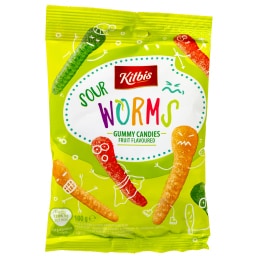 KITBIS | Ζελεδάκια Sour Worms Γεύση Φρούτων 100g