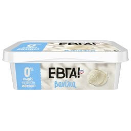 ΕΒΓΑ | Παγωτό Βανίλια 0% Πρόσθετη Ζάχαρη 500g