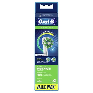 ORAL B | Ανταλλακτικές Κεφαλές Cross Action 4 Τεμάχια