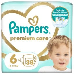 PAMPERS | Πάνες Μωρού Premium Care Νο6 38 Τεμάχια
