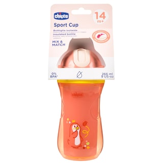 CHICCO | Κύπελλο Sport Cup 14m+ Ροζ 1 Τεμάχιο