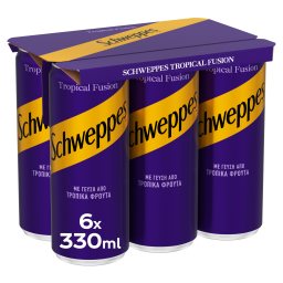 SCHWEPPES | Αναψυκτικό Tropical Fusion 6x330ml