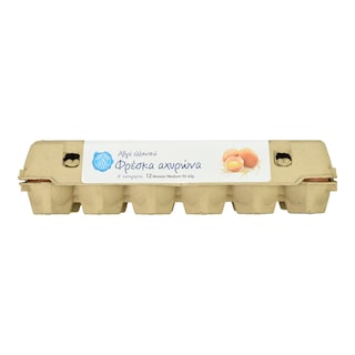 ΑΒ ΕΠΙΛΟΓΗ | Φρέσκα Αυγά Αχυρώνα Μεσαία 12 Τεμάχια