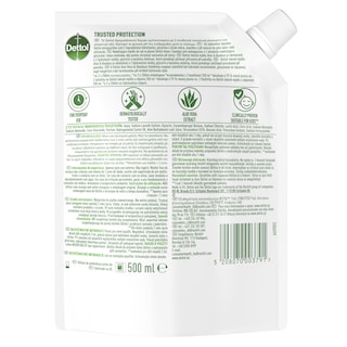 DETTOL | Κρεμοσάπουνο Αντιβακτηριδιακό Aloe Vera Ανταλλακτικό 500ml