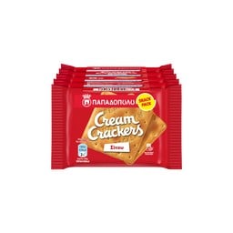 CREAM CRACKERS | Κράκερς Σίτου 5x43g