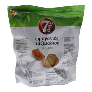 7DAYS | ΦΡΥΓΑΝΙΕΣ ΠΑΞΙΜΑΔΙΟΥ ΚΡΙΘΙΝΕΣ 200 GR