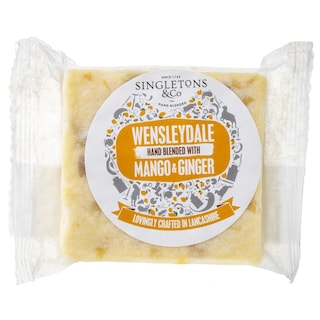 SINGLETONS | Τυρί Cheddar Wensleydale Mango & Ginger 200g