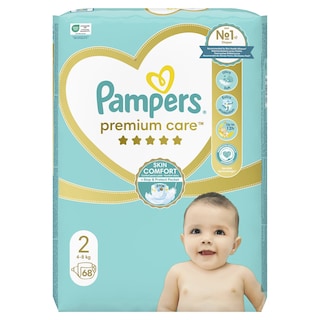 PAMPERS | Πάνες Μωρού Premium Care Νο2 68 Τεμάχια