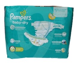 PAMPERS | BABY DRY | DIAPERS JUNIOR PLUS 13-27KG N5+ 35 ITEMS