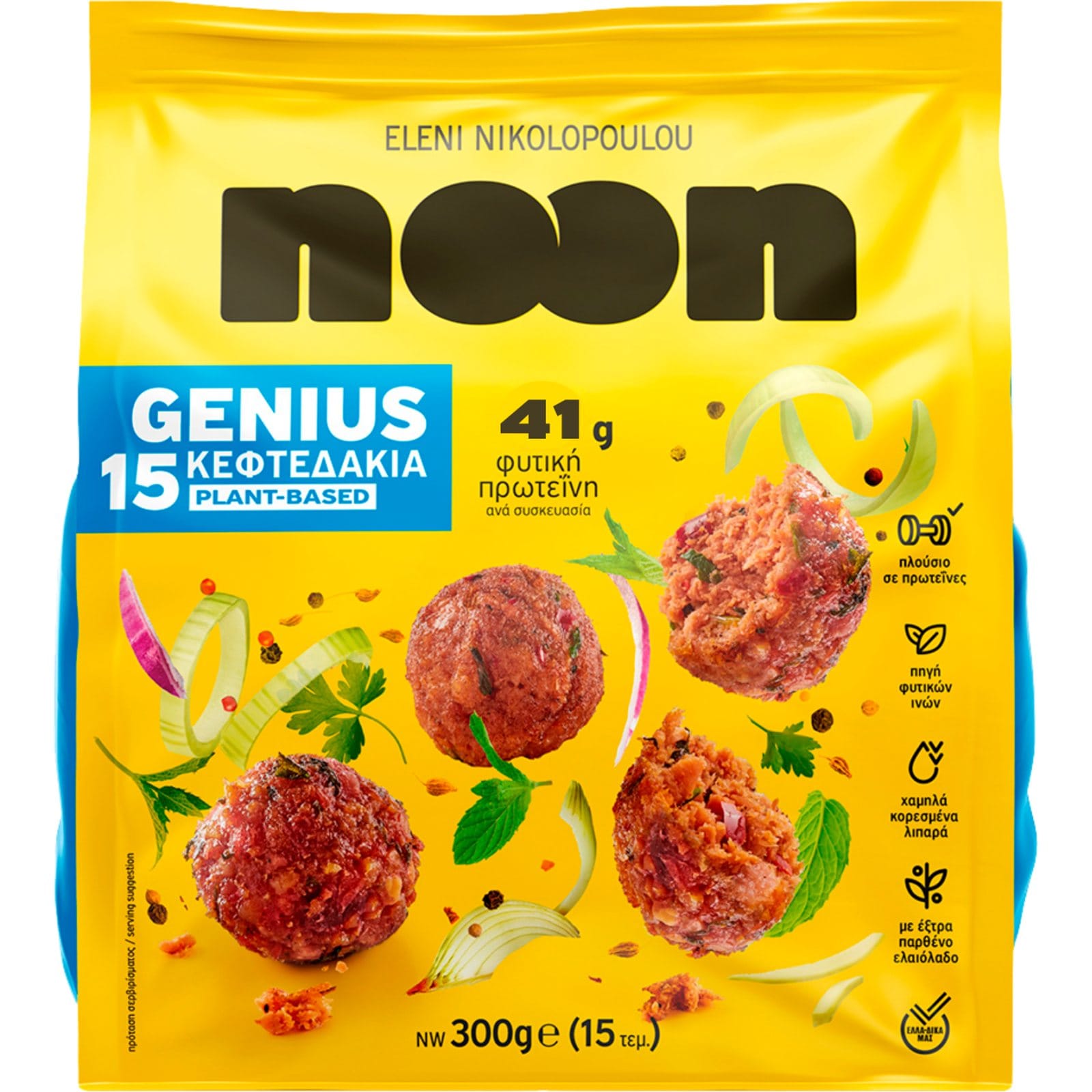 ΝΙΚΟΛΟΠΟΥΛΟΥ Noon Genius Φυτικά Κεφτεδάκια Vegan 300g