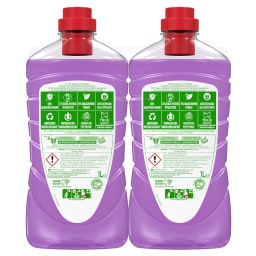 AJAX | Υγρό Καθαρισμού Ultra Λεβάντα 2x1lt 80% στο 2o