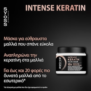 SYOSS | Μάσκα Μαλλιών Intense Keratin 400ml