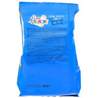 FINE CRUNCHY | Mini Bread Chips Αλάτι 200g