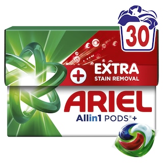 ARIEL | Kάψουλες Πλυντηρίου Ρούχων Allin1 Pods Extra Clean 30 Τεμάχια
