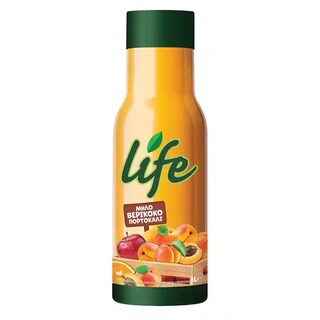 LIFE | Χυμός Μήλο Βερίκοκο Πορτοκάλι 1lt