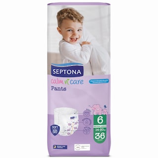 SEPTONA | Πάνες Βρακάκι Calm N Care Pants Νο6 Extra Large 36 Τεμάχια