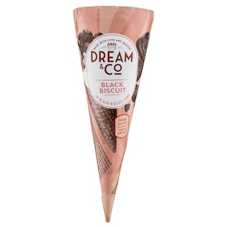 DREAM & CO | Παγωτό Χωνάκι Μαύρο Μπισκότο 75g
