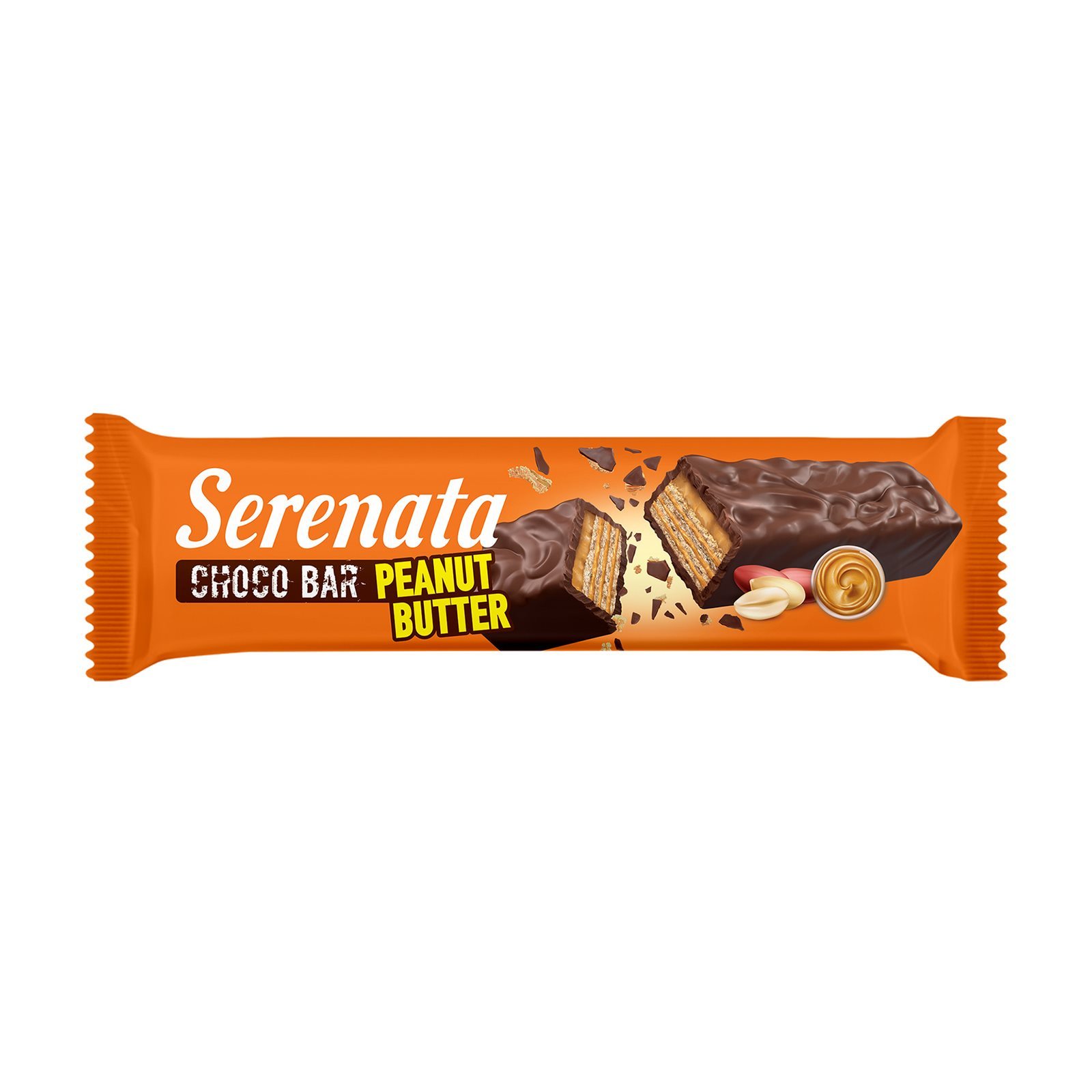 SERENATA Γκοφρέτα Choco Bar Peanut Butter 53g