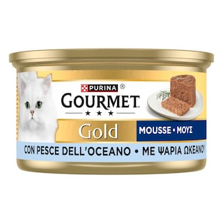 GOURMET | GOLD | Γατοτροφή Μους Με Ψάρια Του Ωκεανού 85 gr