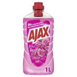AJAX | FETE DES FLEURS | Καθαριστικό Πατώματος Γιορτή Λουλουδιών Ρόδο της Αυγής 1lt