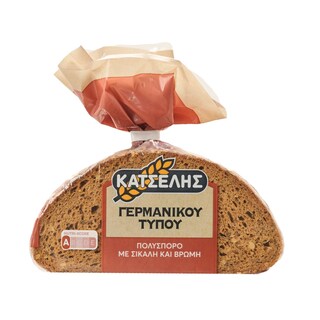 ΚΑΤΣΕΛΗΣ | Ψωμί Γερμανικού Τύπου Πολύσπορο 500g