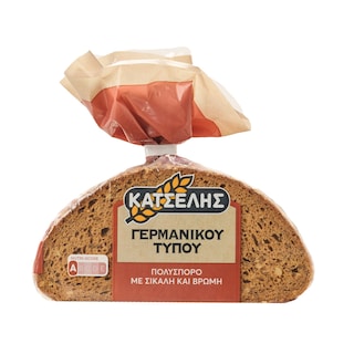 ΚΑΤΣΕΛΗΣ | Ψωμί Γερμανικού Τύπου Πολύσπορο 500g