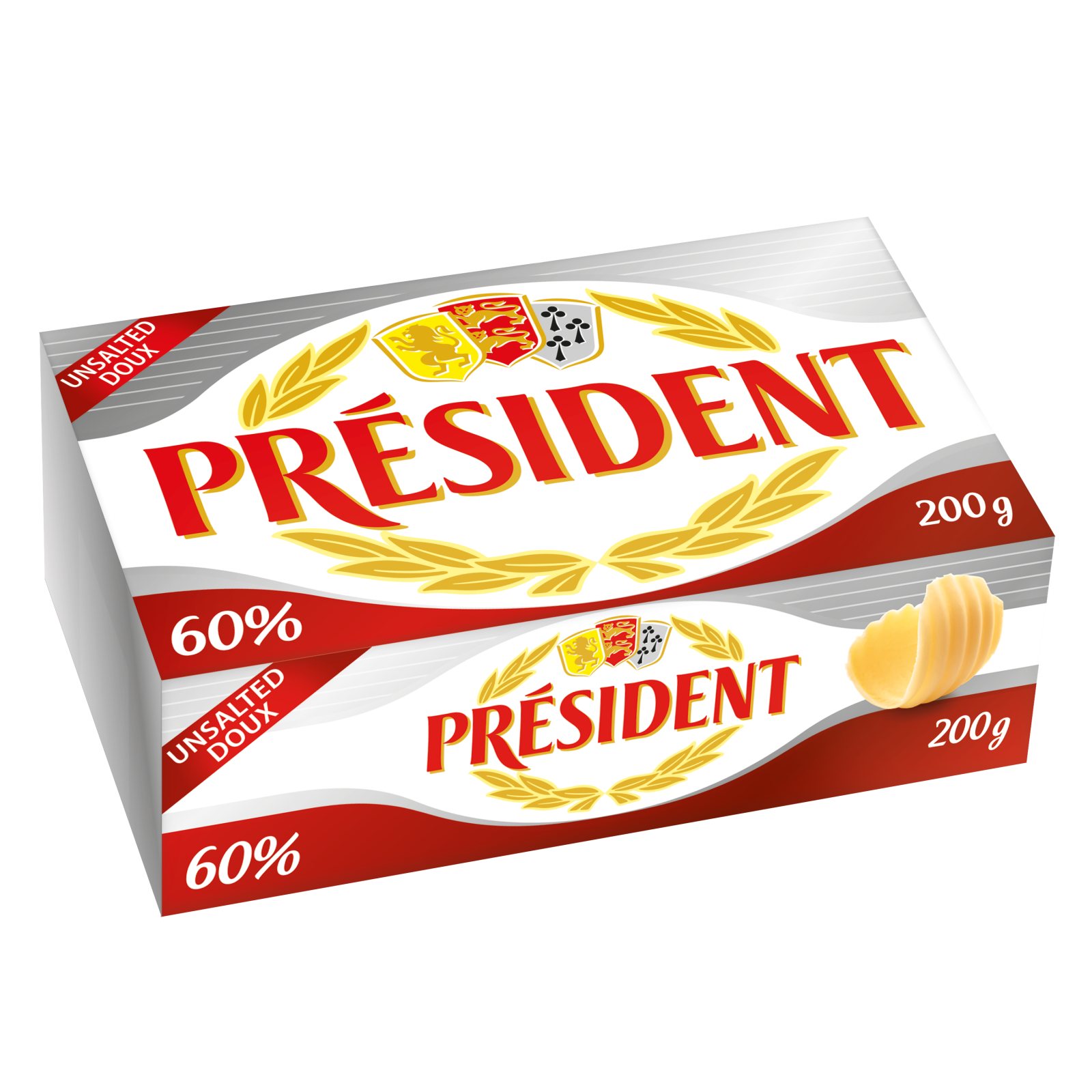 PRESIDENT Βούτυρο Ανάλατο 60% 200g