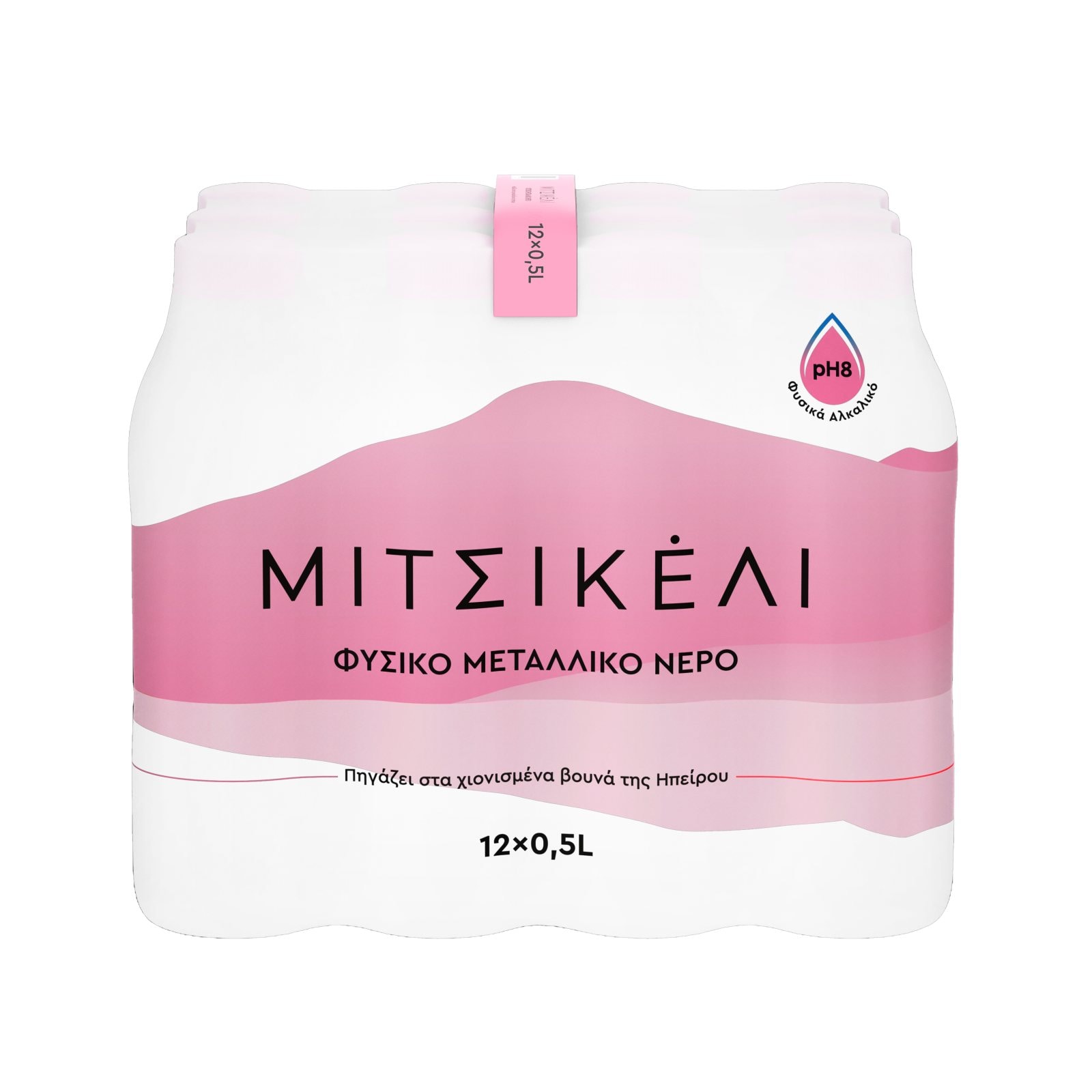 ΜΙΤΣΙΚΕΛΙ Νερό Φυσικό Μεταλλικό 12x500ml