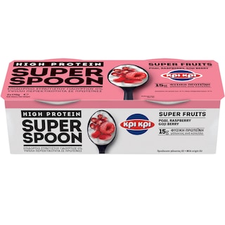 ΚΡΙ ΚΡΙ | Επιδόρπιο Γιαουρτιού Super Spoon Ρόδι Gojiberry 2x170g