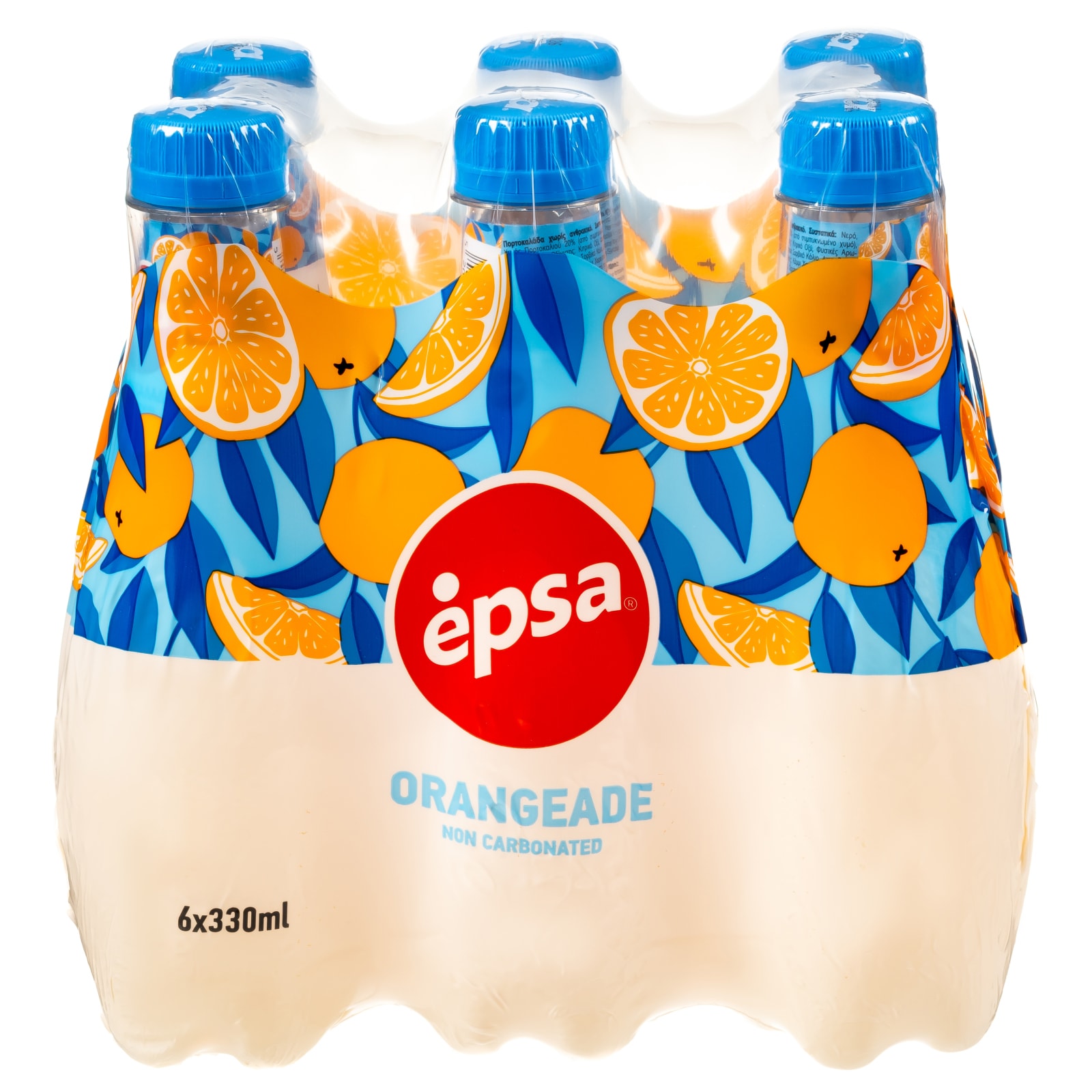 ΕΨΑ Πορτοκαλάδα Χωρίς Ανθρακικό Φιάλη 6x330ml