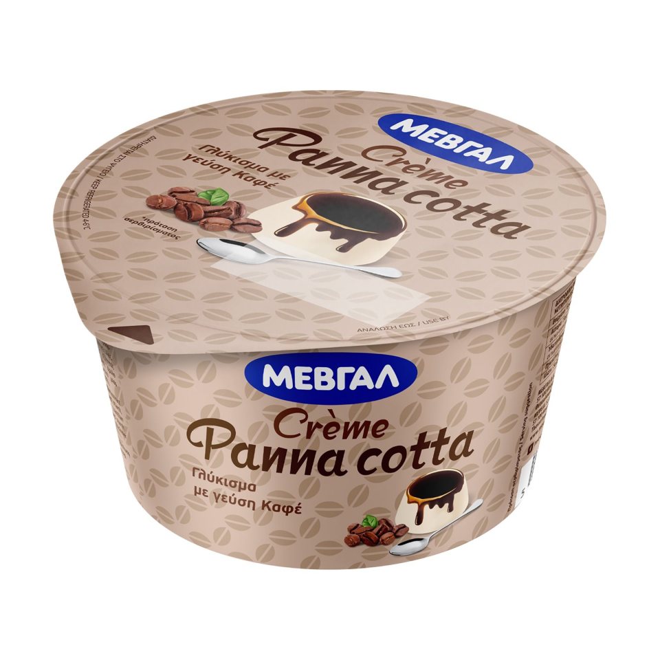 ΜΕΒΓΑΛ Κρέμα Panna Cotta Γεύση Kαφέ 150g