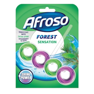 AFROSO | Καθαριστικό Block Τουαλέτας Forest Sensation 40g