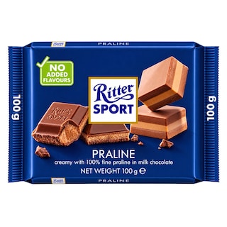 RITTER | Σοκολάτα Γάλακτος Πραλίνα 100g