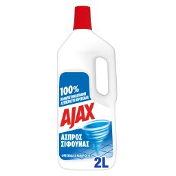 AJAX | ΑΣΠΡΟΣ ΣΙΦΟΥΝΑΣ | Καθαριστικό Πατώματος Άσπρος Σίφουνας Classic 2lt