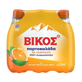 ΒΙΚΟΣ | Πορτοκαλάδα Φιάλη 6x330ml