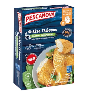 PESCANOVA | Γλώσσα Φιλέτο Ελαφρώς Παναρισμένο 250g