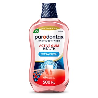 PARODONTAX | Στοματικό Διάλυμα Active Gum Health Extra Fresh 500ml