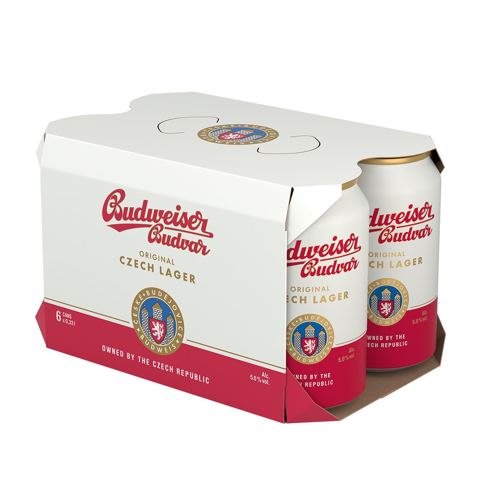 Μπύρα Lager Budvar Original 6x330ml