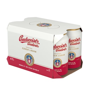 BUDWEISER | Μπύρα Lager Budvar Original 6x330ml